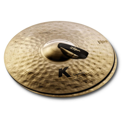Zildjian K2018 20" K Symphonic Light Cymbals, Brilliant - Pair w/ Drumstick Bag