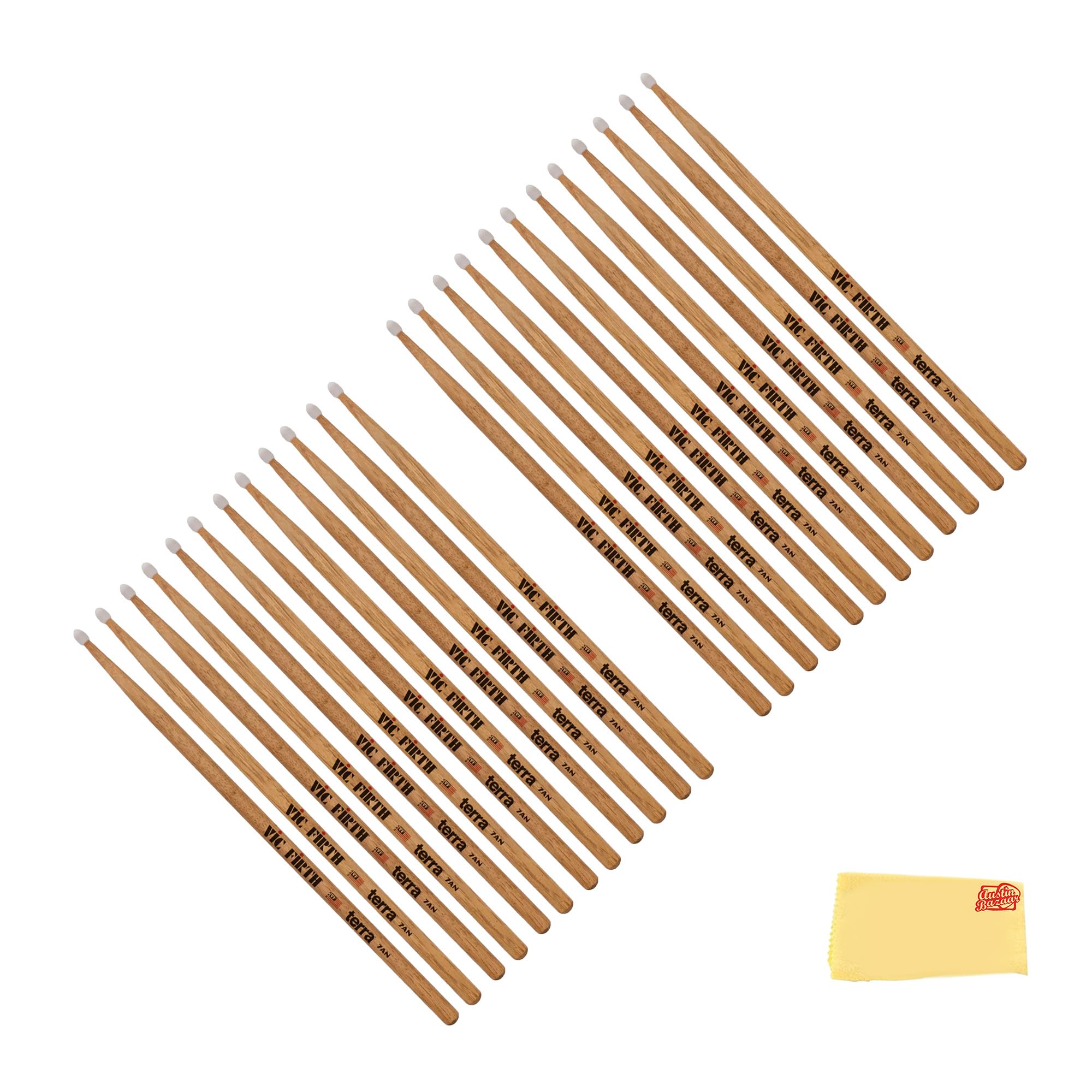 Vic Firth American Classic 7A Terra Series Nylon Tip Drumsticks - 12 Pack