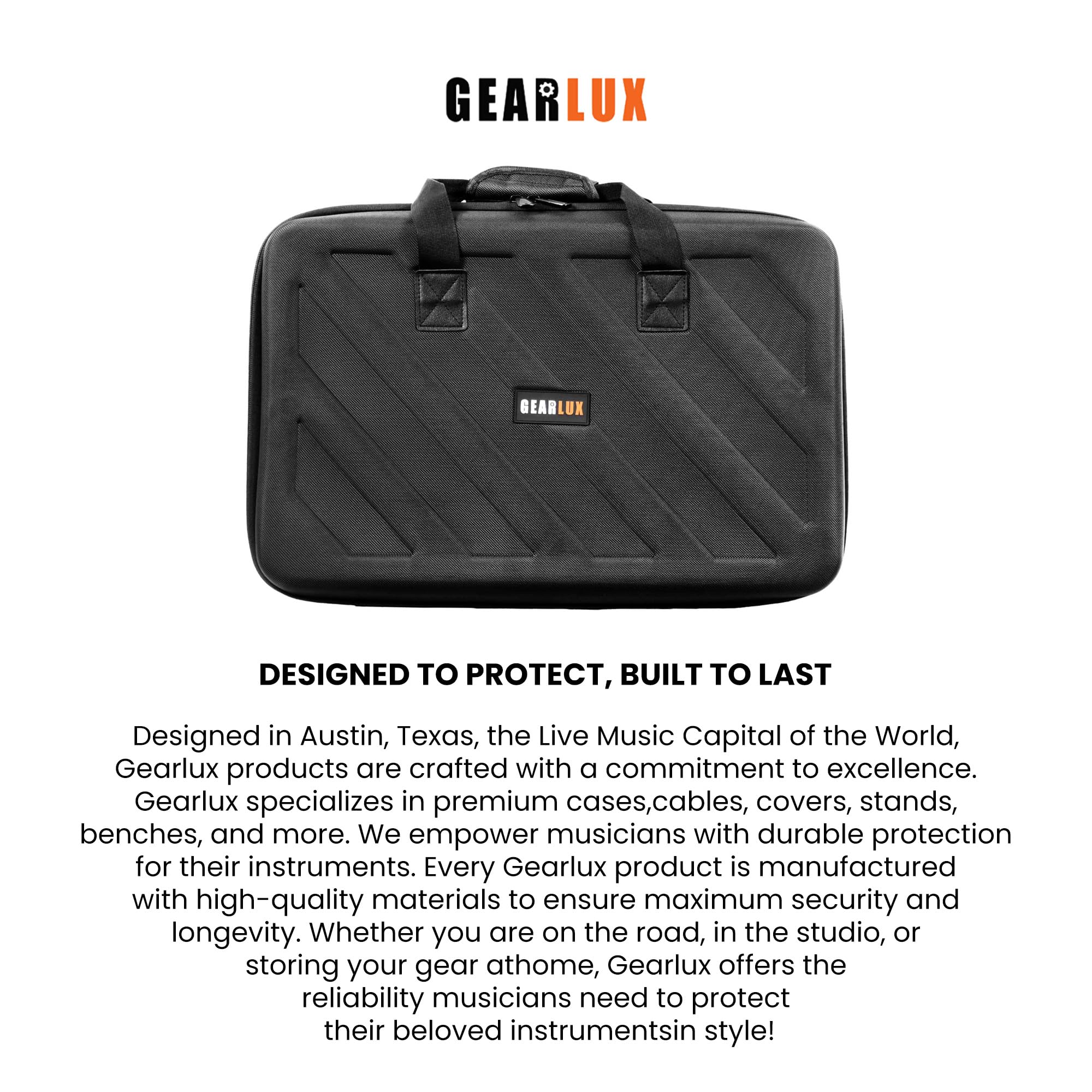 Gearlux DJ Controller Case for Pioneer DDJ-FLX4 - Black