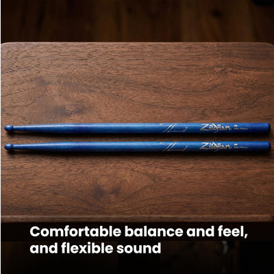 Zildjian 5A Blue Drumsticks - 6 Pack