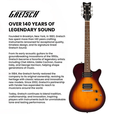 Gretsch Ignite Jet Club Electric Guitar - Duo-Tone Burst w/ Gig Bag