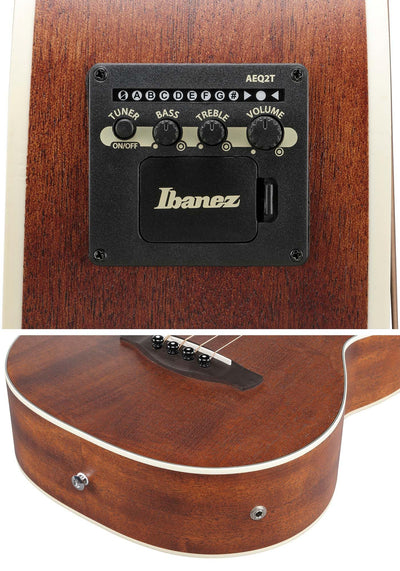 Ibanez PNB14E Acoustic Bass Guitar - Open Pore Natural w/ Gig Bag
