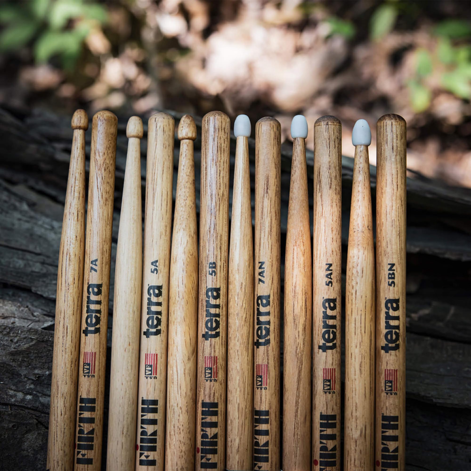 Vic Firth American Classic 5A Terra Series Drumsticks - 12 Pack