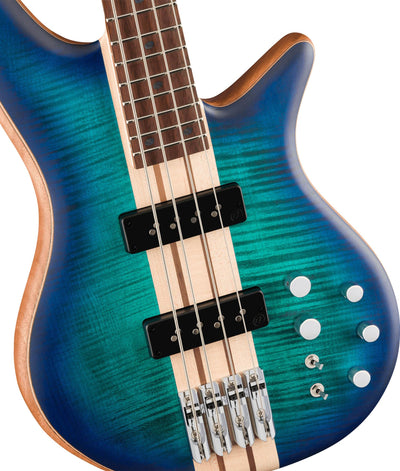 Jackson Pro Series Spectra Bass SBFM IV - Chlorine Burst w/ Instrument Cable