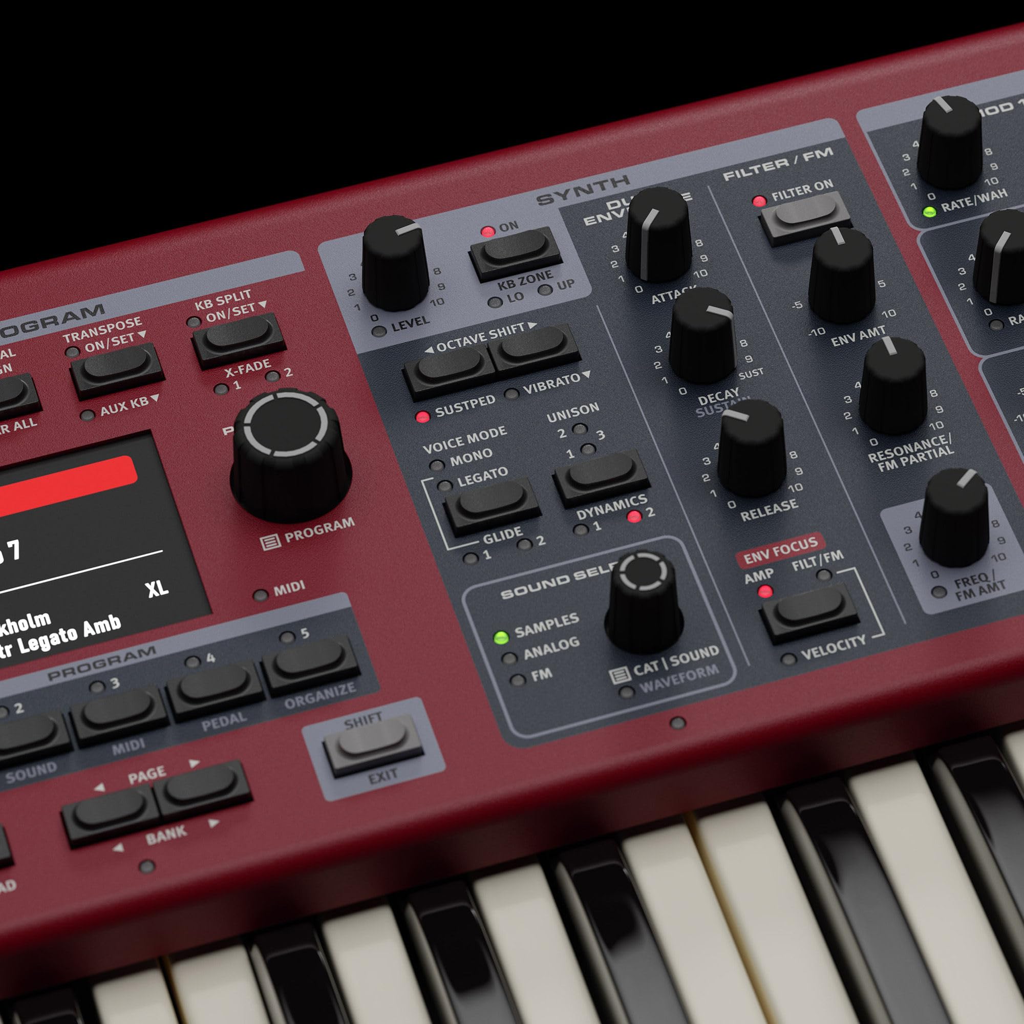 Nord Electro 7 73-Keys Semi-Weighted Waterfall Keyboard w/ Stand