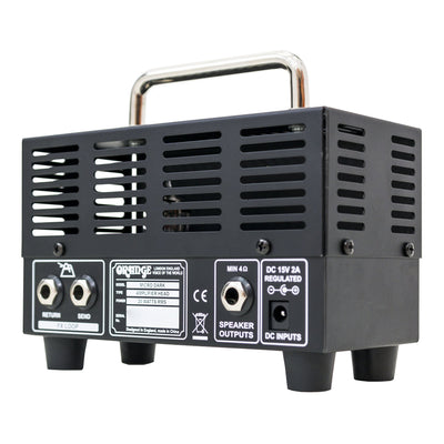 Orange MD20 Micro Dark Mini Guitar Amplifier Head w/ Instrument Cable