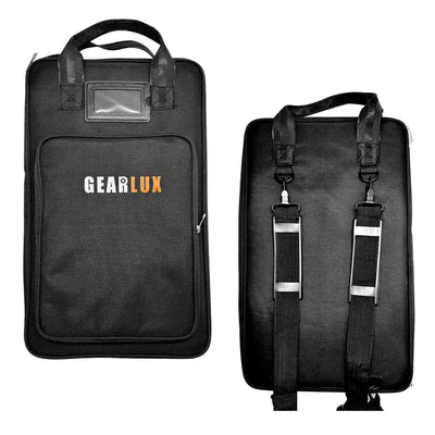 Gearlux 12-Pair Drumstick Bag with 10mm Padding