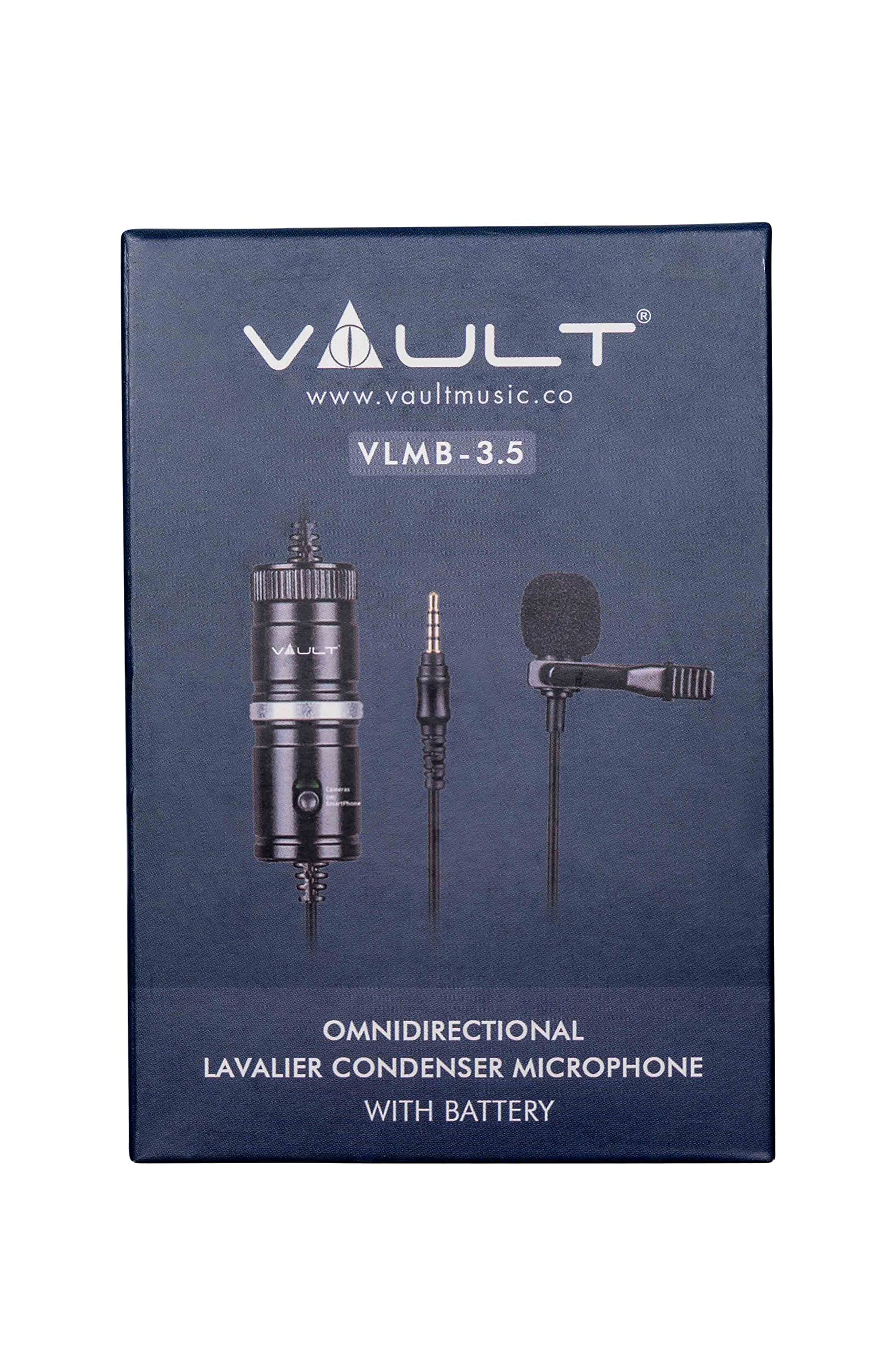Vault PM-115 Lavalier Microphone with 5.5 Meter Audio Cable