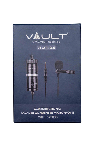 Vault PM-115 Lavalier Microphone with 5.5 Meter Audio Cable