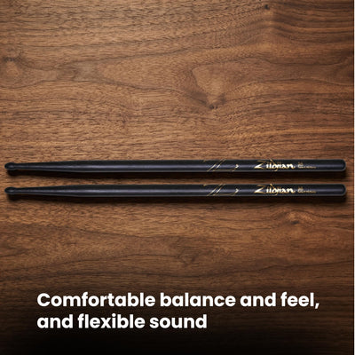 Zildjian 5A Black Drumsticks - 3 Pack