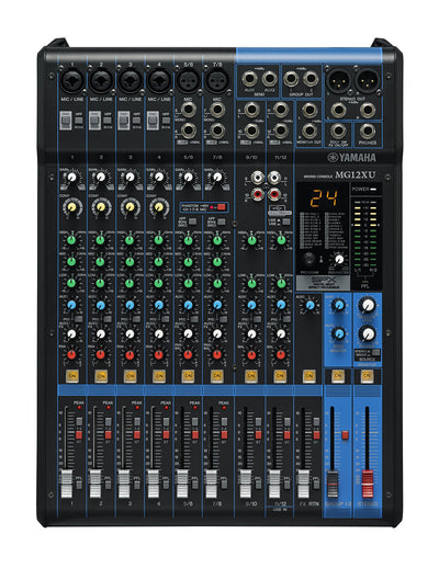 Yamaha MG12XU Mixer w/ XLR Cables