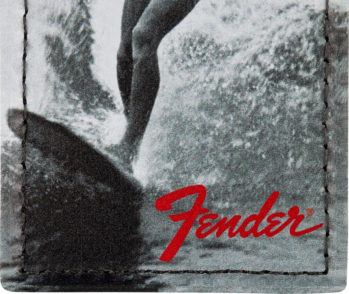 Fender Vintage Surfer Ad Luggage Tag w/ Picks