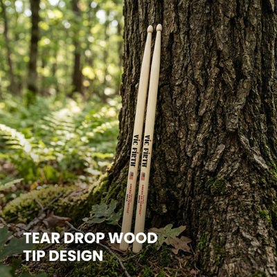 Vic Firth American Heritage 5A Wood Tip Drumsticks - 3 Pack