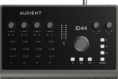 Audient iD44 MKII USB Audio Interface w/ 4 XLR Cables