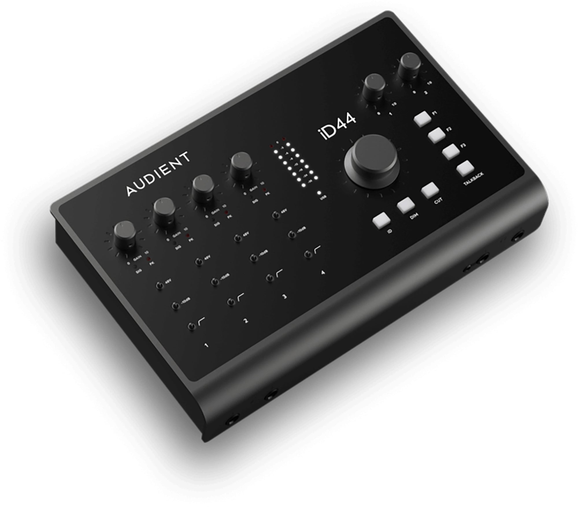 Audient iD44 MKII USB Audio Interface w/ 4 XLR Cables
