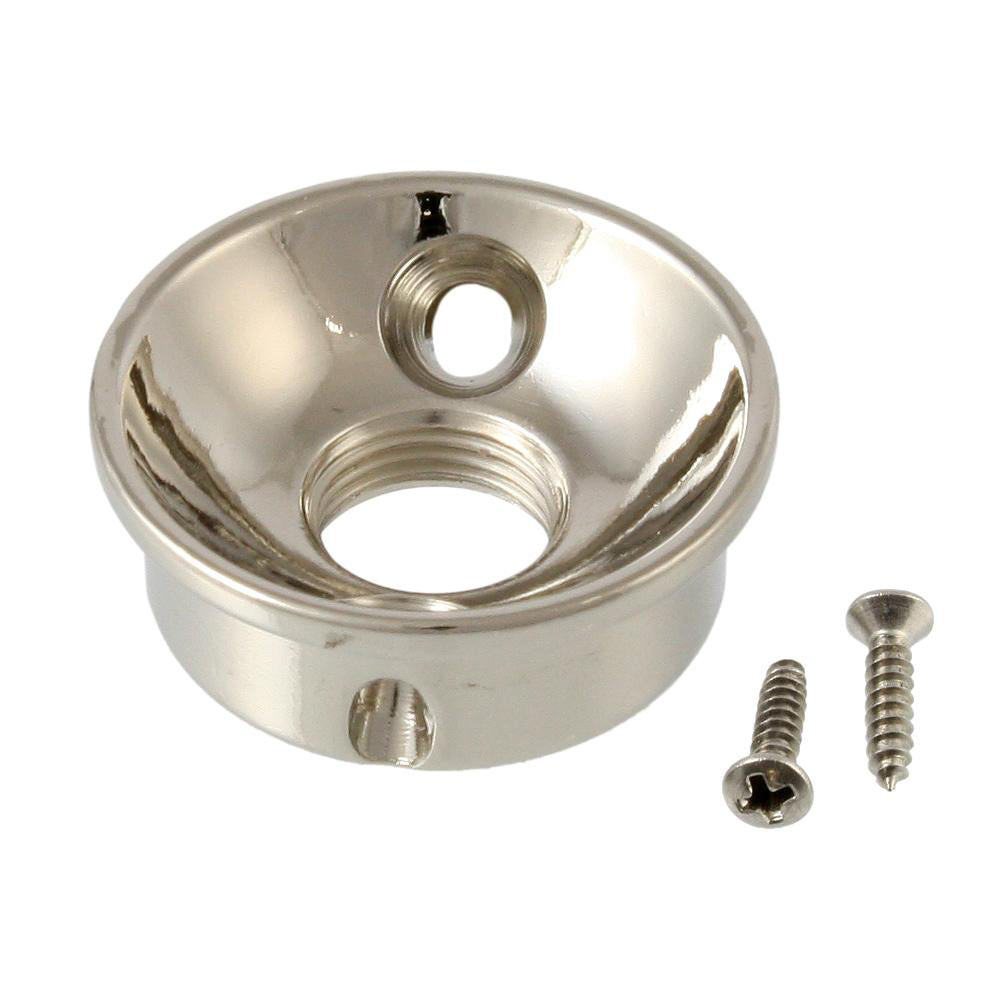 Allparts AP-5270-001 Nickel Retrofit Jackplate w/ Fender Picks