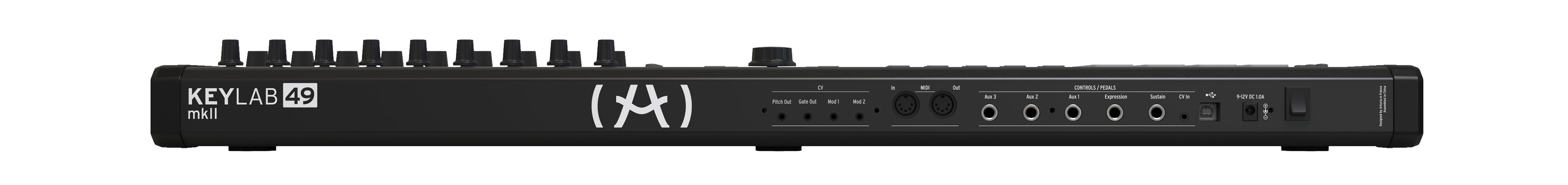 Arturia KeyLab 49 MkII Keyboard Controller - Black w/ Sustain Pedal