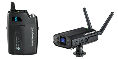 Audio-Technica ATW-1701 System 10 Camera-Mount Wireless Body-Pack System w/ Headphones