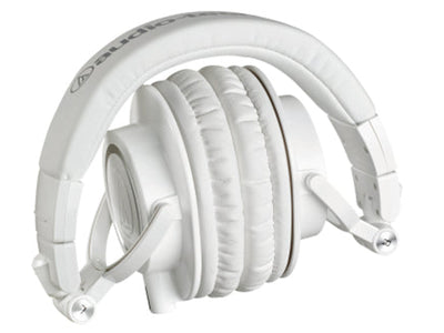 Audio-Technica ATH-M50x Professional Monitor Headphones - White w/ Case