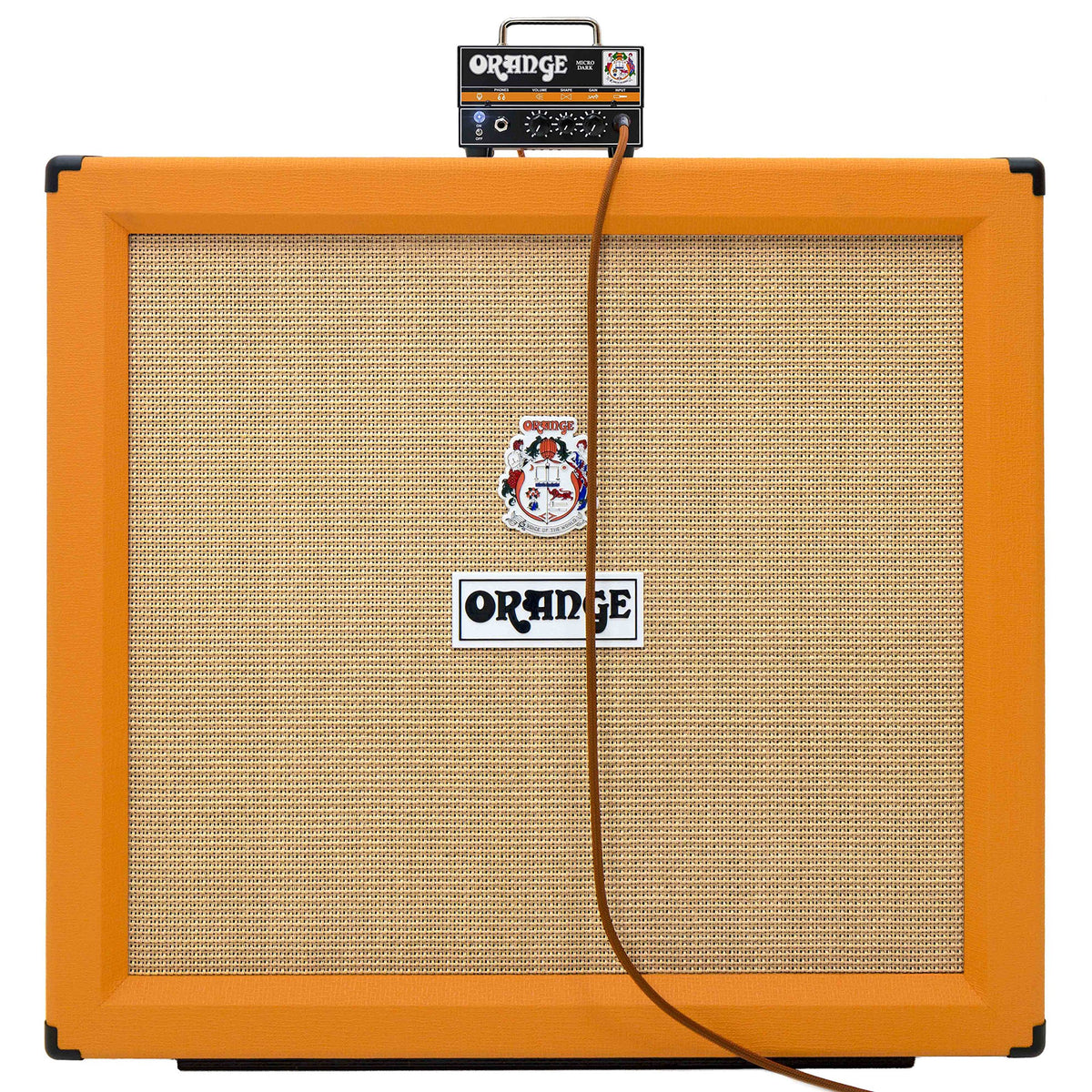 Orange MD20 Micro Dark Mini Guitar Amplifier Head w/ Instrument Cable