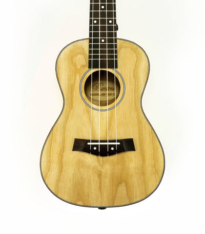 Barcelona Solid Top Ash Wood Concert Ukulele w/ Gig Bag