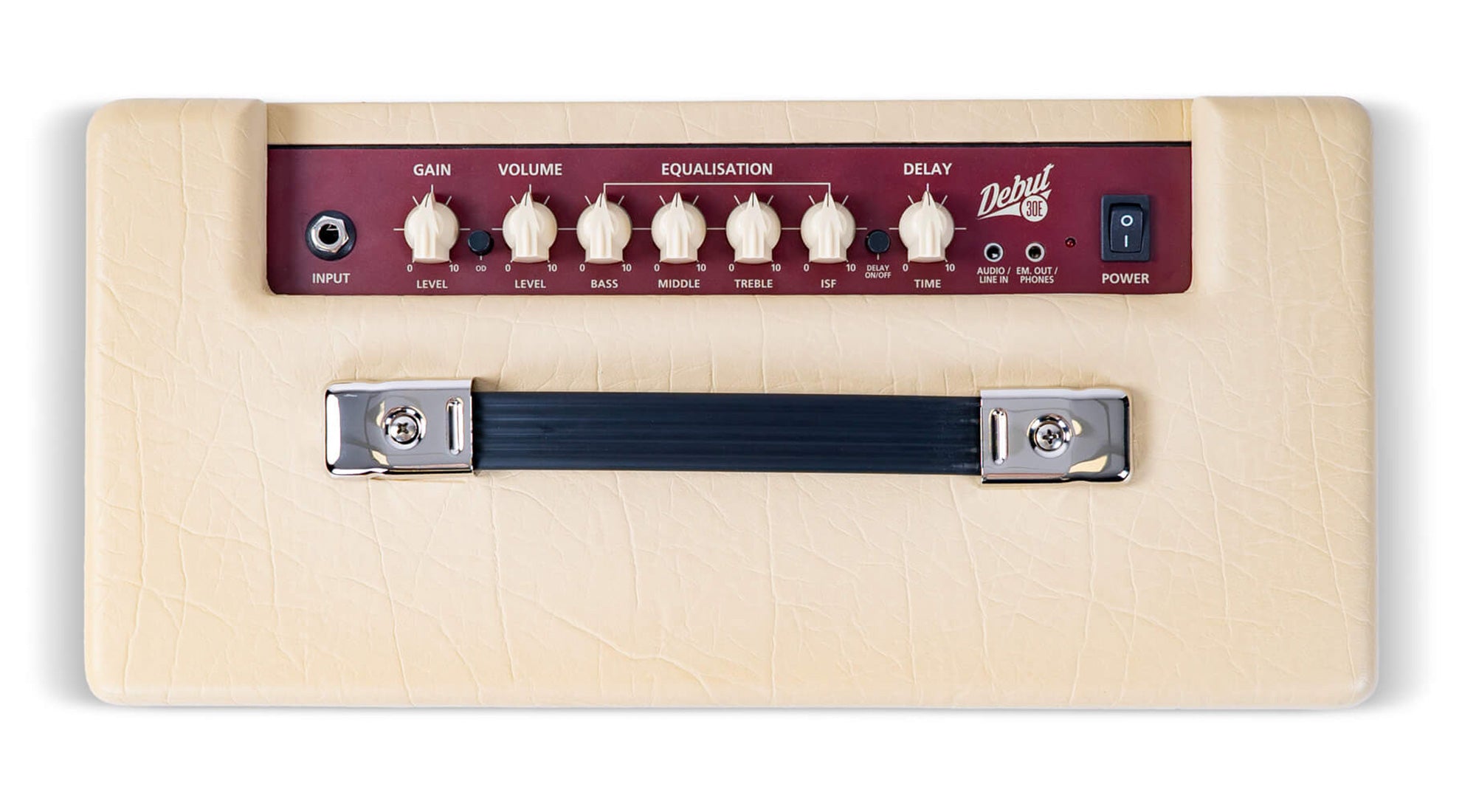Blackstar Debut 30E Guitar Combo Amplifier - Cream w/ Instrument Cable