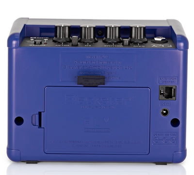 Blackstar Fly 3 Mini Guitar Amplifier - Royal Blue w/ Instrument Cable