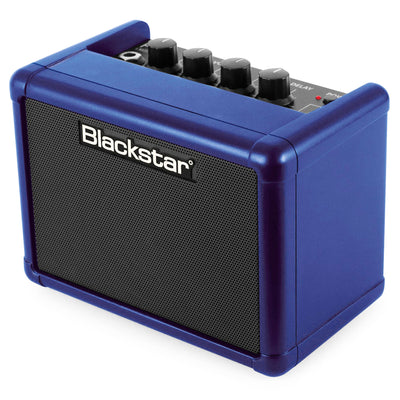 Blackstar Fly 3 Mini Guitar Amplifier - Royal Blue w/ Instrument Cable