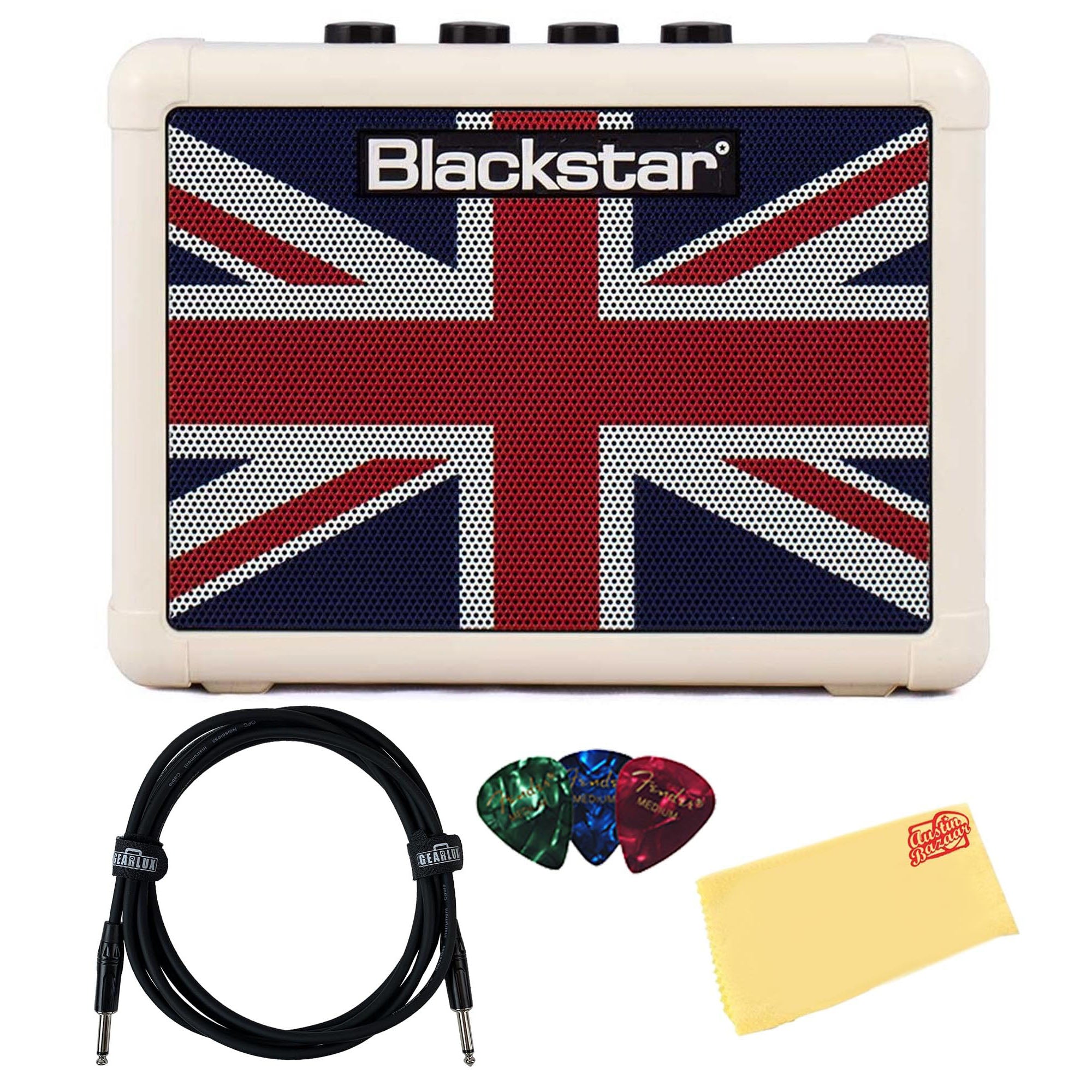 Blackstar Fly 3 Mini Amplifier - Union Jack w/ Instrument Cable