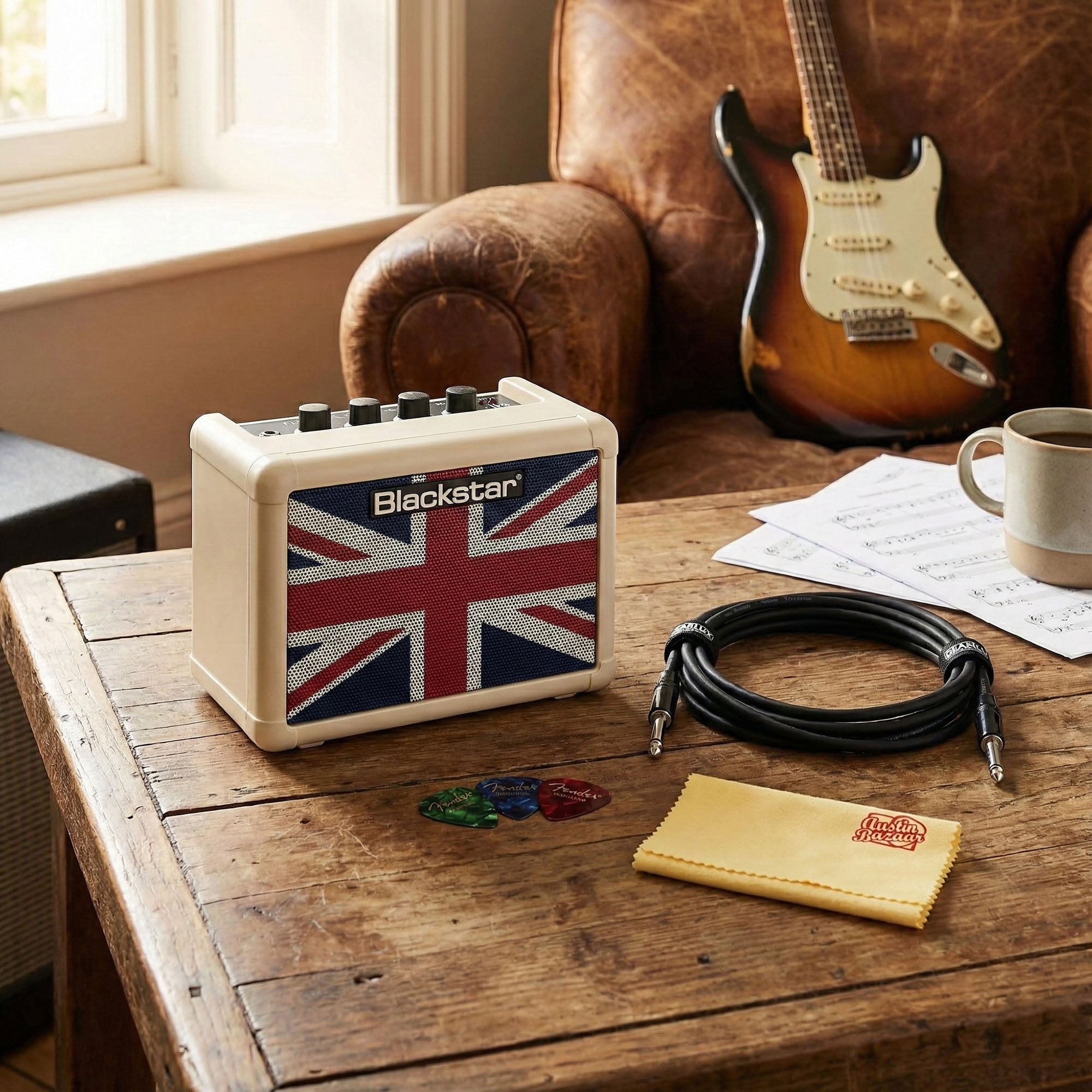 Blackstar Fly 3 Mini Amplifier - Union Jack w/ Instrument Cable
