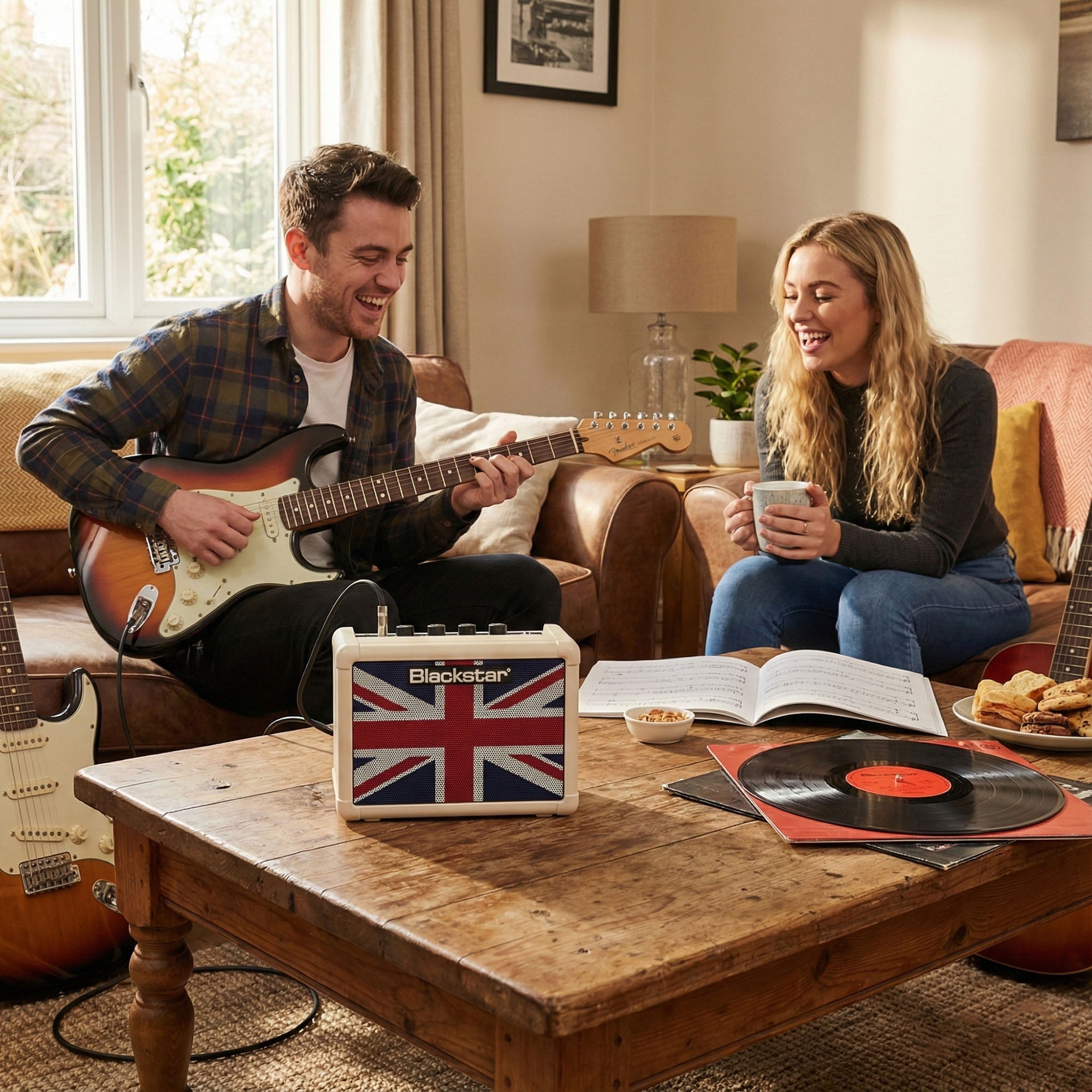 Blackstar Fly 3 Mini Amplifier - Union Jack w/ Instrument Cable
