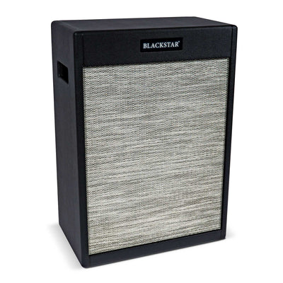 Blackstar St. James 2x12-Inch Vertical Guitar Amplifier Cabinet - Black w/ Instrument Cable