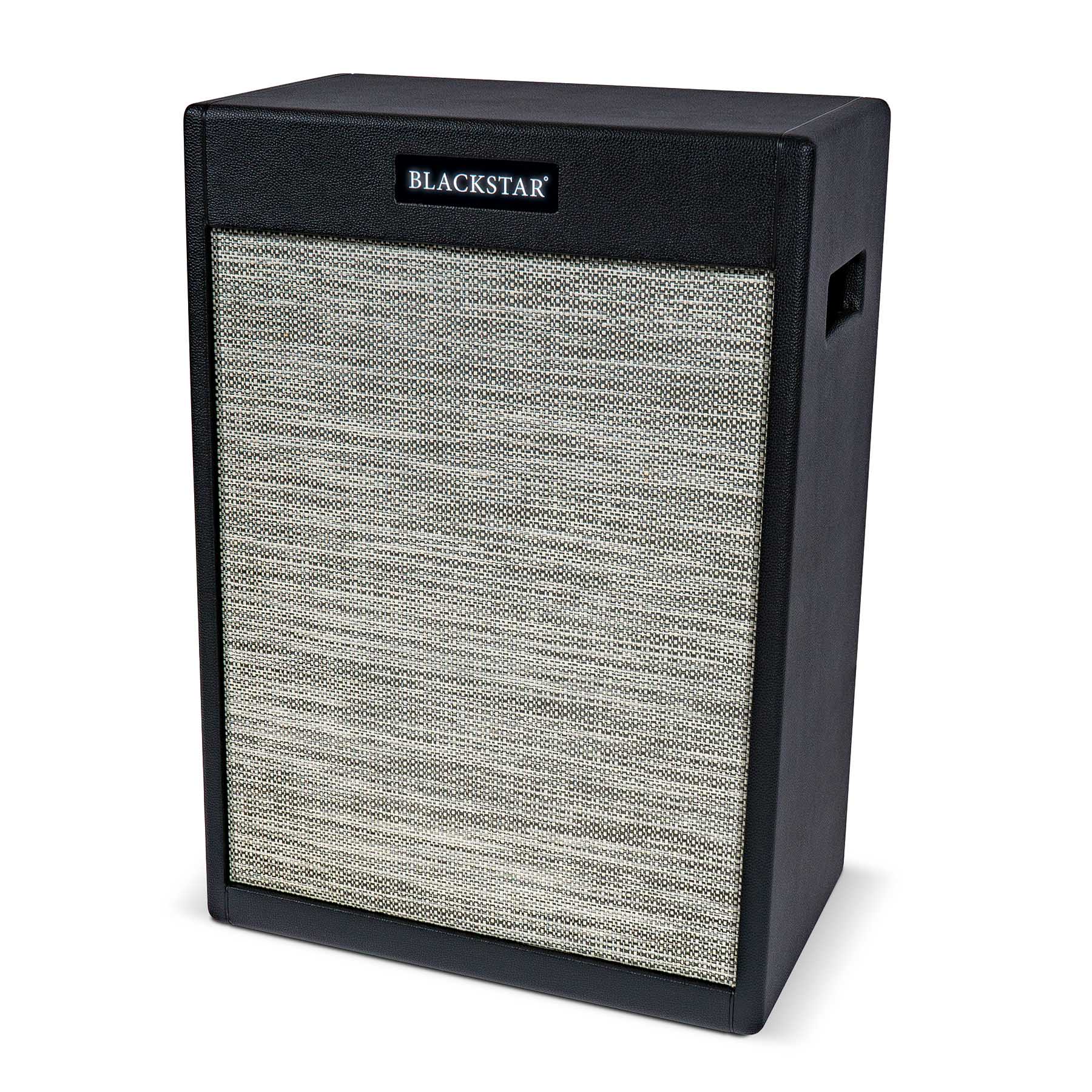 Blackstar St. James 2x12-Inch Vertical Guitar Amplifier Cabinet - Black w/ Instrument Cable
