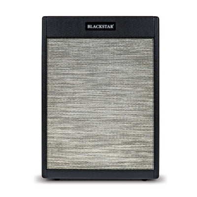 Blackstar St. James 2x12-Inch Vertical Guitar Amplifier Cabinet - Black w/ Instrument Cable
