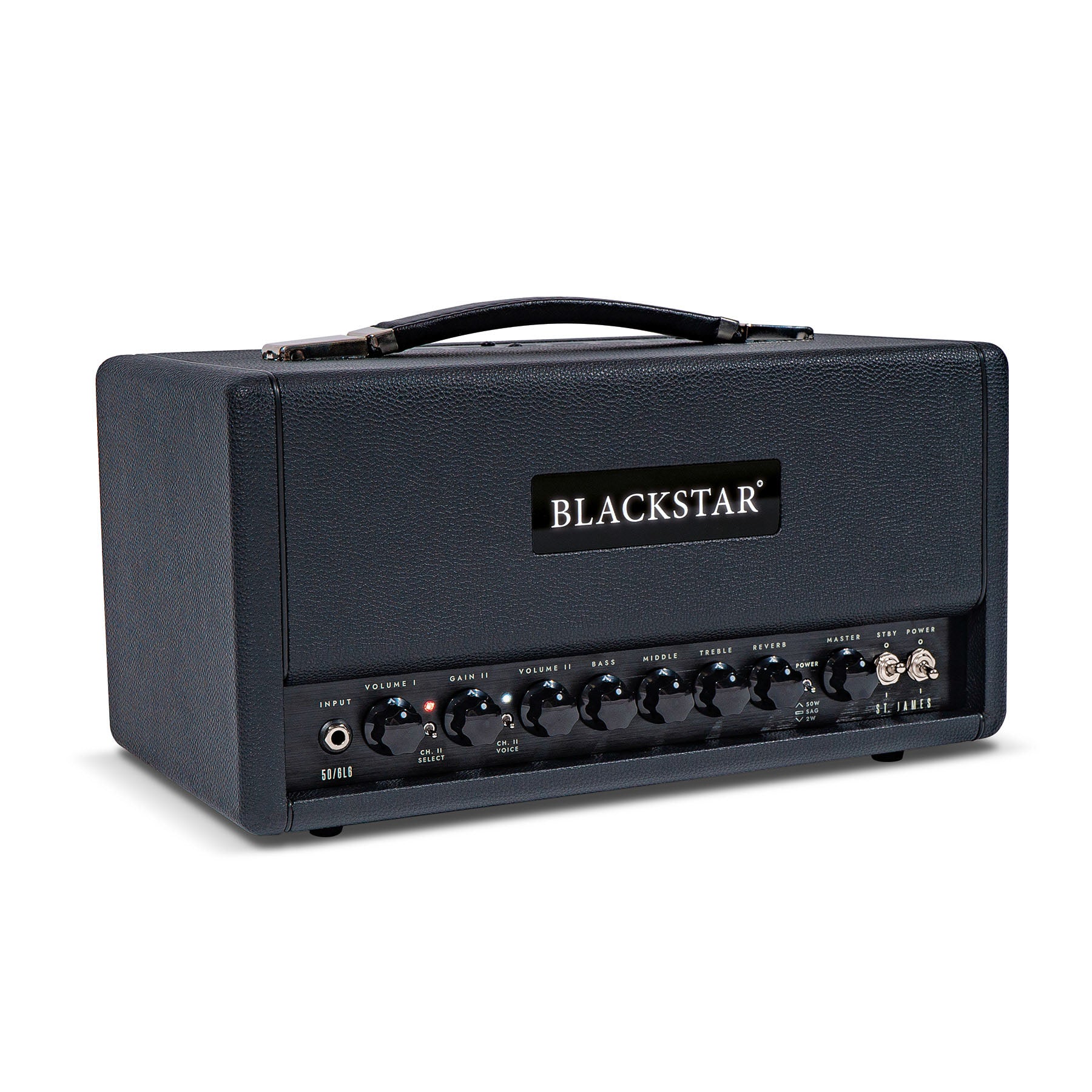 Blackstar St. James 50-Watt 6L6 Tube Guitar Amplifier Head w/ Instrument Cable