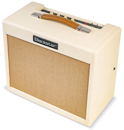 Blackstar TV-10 A 10-Watt 12-Inch Guitar Combo Amplifier with 6L6 Tube - Cream w/ Instrument Cable