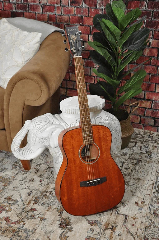 Bodhi BG10M African Okoume Mahogany Top Concert Acoustic Guitar