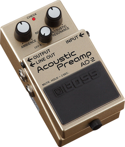 Boss AD-2 Acoustic Preamp w/ Power Supply