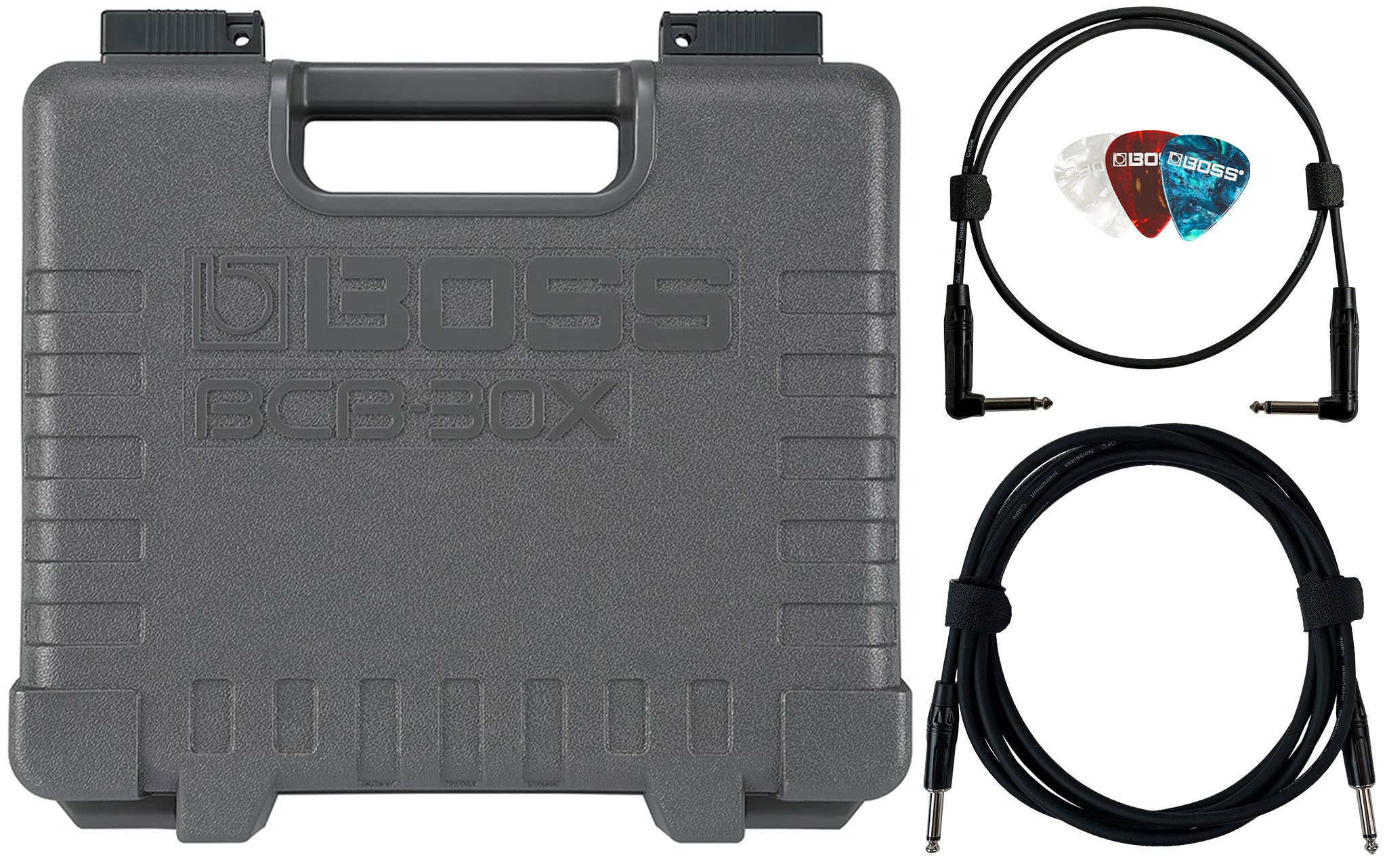 Boss BCB-30X Pedal Carrying Case w/ Instrument Cables
