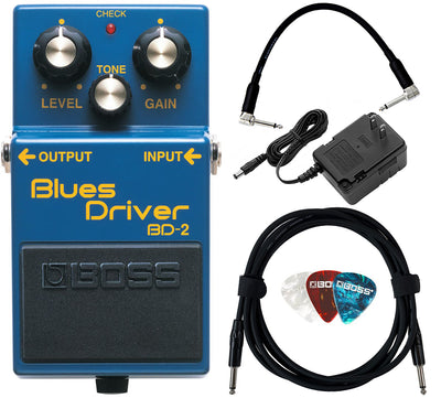 Boss BD-2 Blues Driver w/ Power Supply