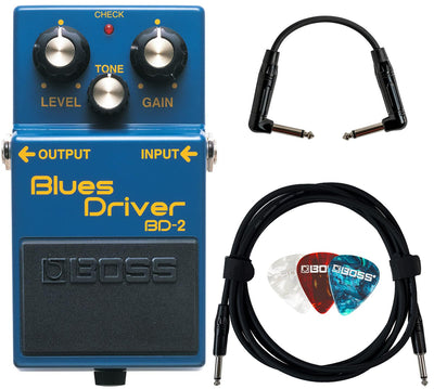 Boss BD-2 Blues Driver w/ Instrument Cable