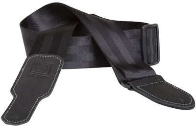BOSS BSB-20 2-Inch Seatbelt Guitar Strap - Black w/ Picks
