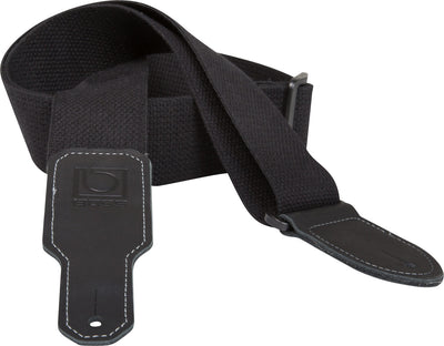 Boss BSC-20 2-Inch Cotton Guitar Strap - Black w/ Picks