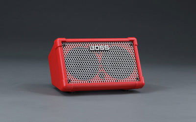 Boss Cube Street II Battery-Powered Stereo Amplifier - Red w/ Cables