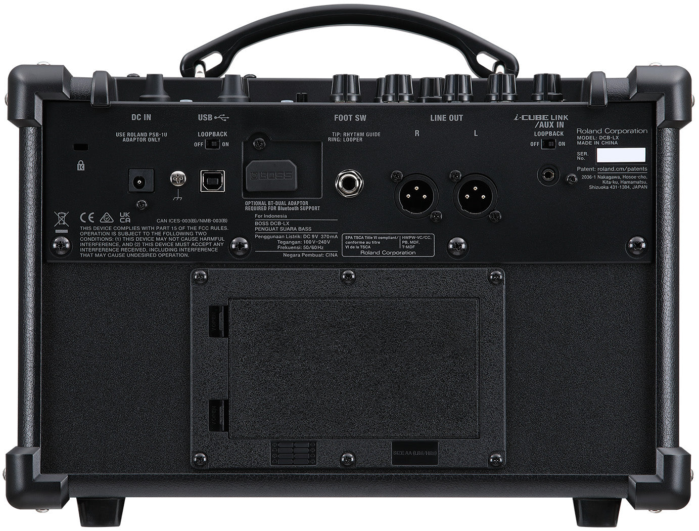 Boss Dual Cube LX Portable Bass Combo Amplifier