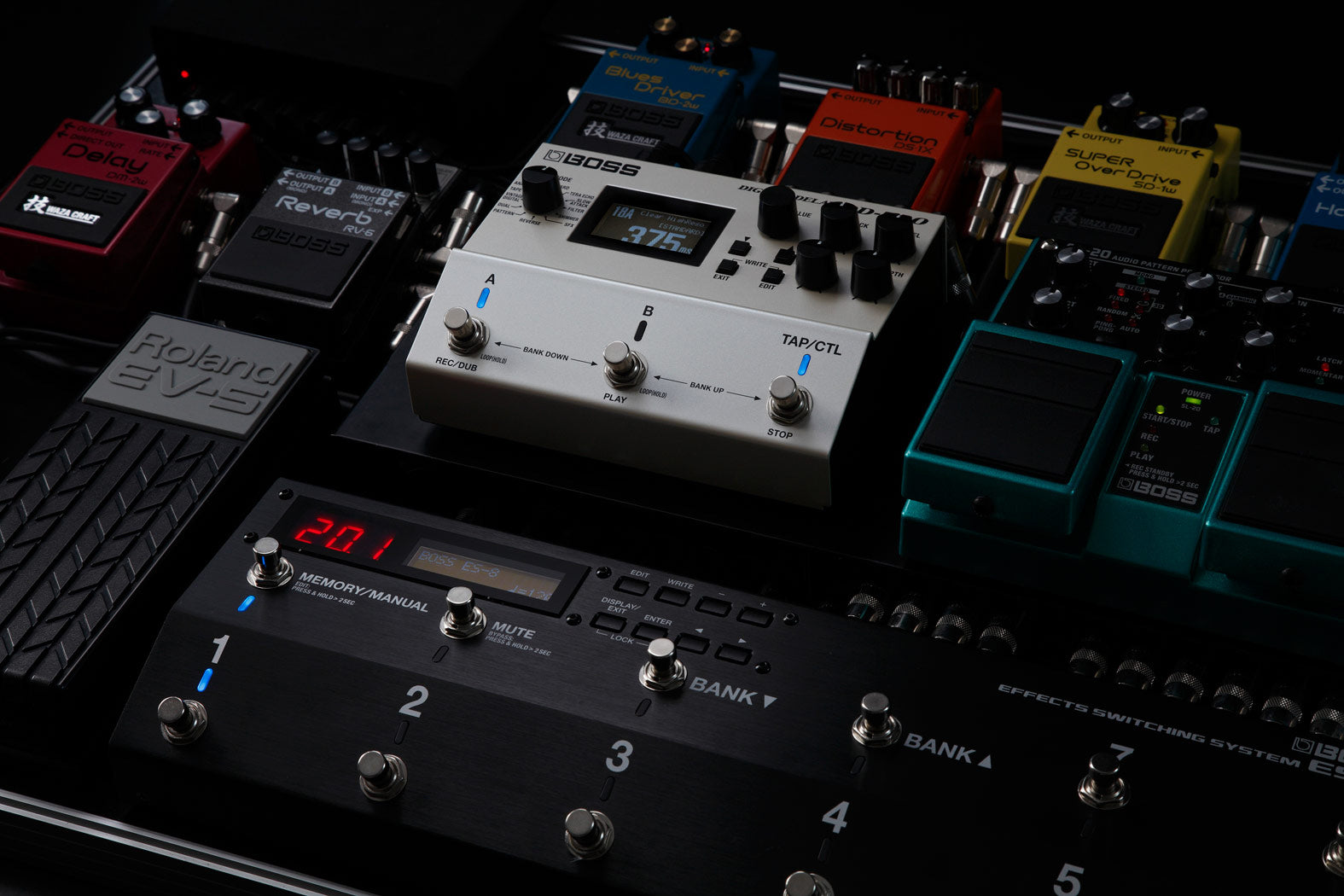 Boss DD-500 Digital Delay w/ Power Supply