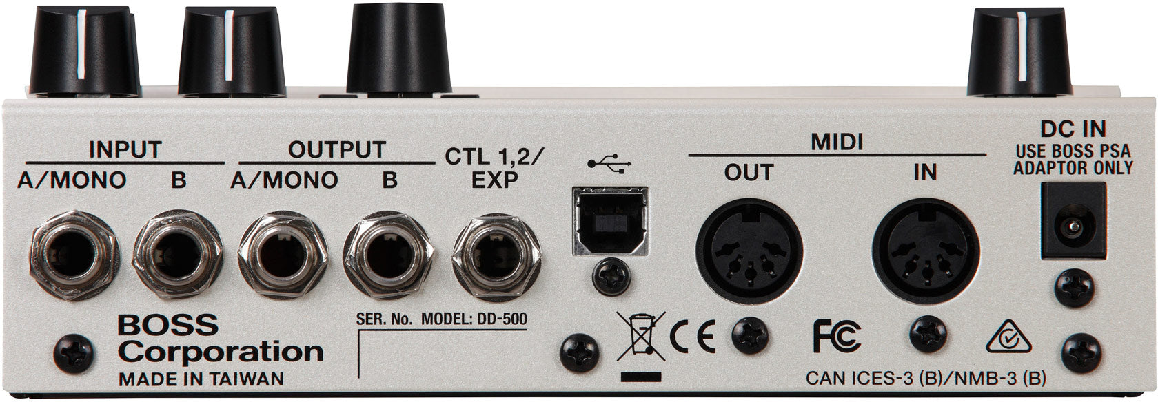 Boss DD-500 Digital Delay w/ Instrument Cable