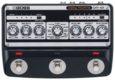 Boss DM-101 Delay Machine w/ Instrument Cable