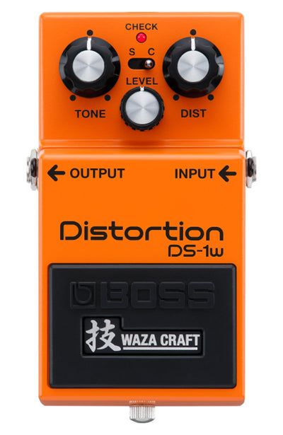 Boss DS-1W Waza Craft Distortion w/ Instrument Cable