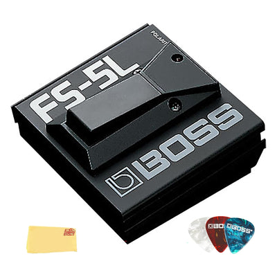 Boss FS-5L Latch-Type Footswitch w/ Picks